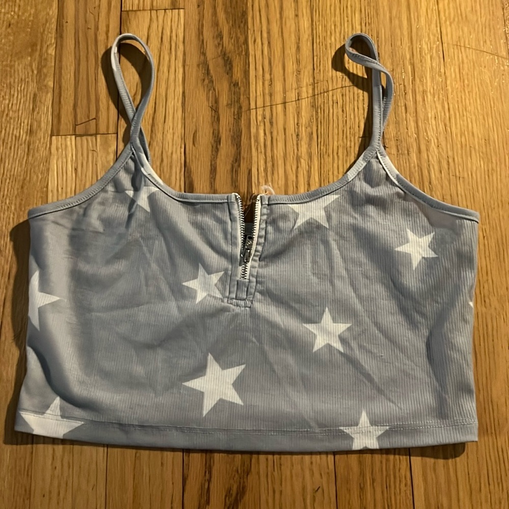 Never worn, crop top